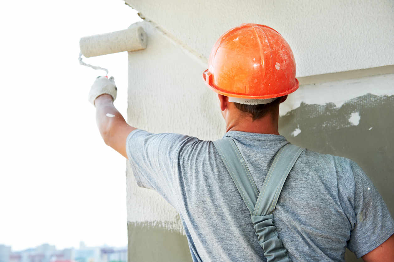Painting the exterior of a home in San Ramon, CA